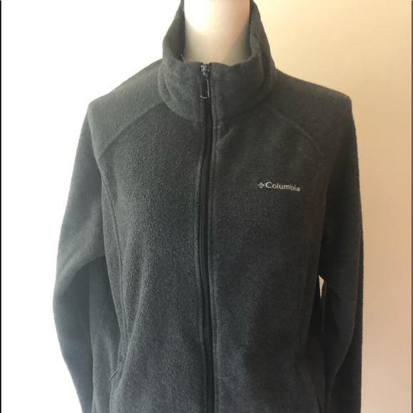 Columbia Other - Columbia XL gray zip up fleece jacket